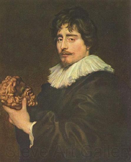 Anthony Van Dyck Portrat des Bildhauers Francois Duquesnoy Norge oil painting art